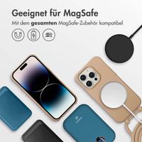 imoshion Color Backcover mit abnehmbarem Handykette und MagSafe Apple iPhone 14 Pro - Nude