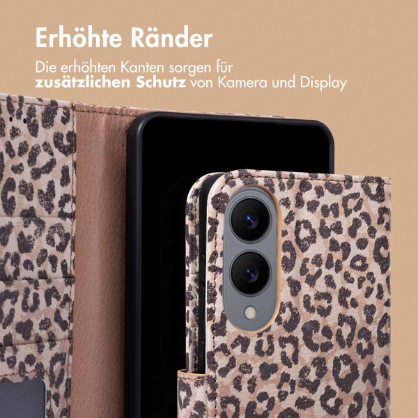 imoshion Design Klapphülle Samsung Galaxy S25 Edge - Leopard Mood