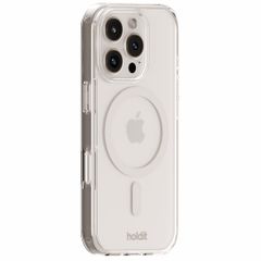 Holdit MagSafe Case für das iPhone 16 Pro Max - Weiß / Transparent