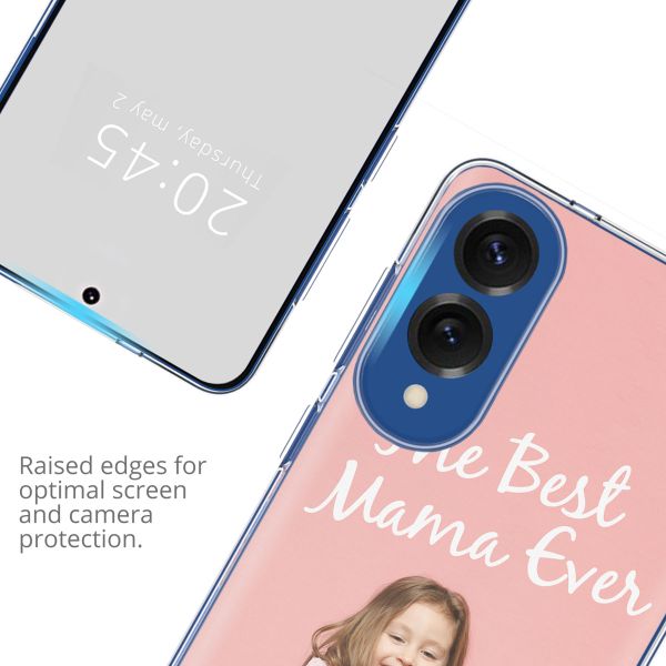 Gestalte deine eigene Gel Hülle Samsung Galaxy S25 Edge - Transparent