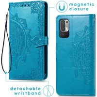 imoshion Mandala Klapphülle Xiaomi Redmi Note 10 (5G) - Türkis