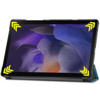 imoshion Design Trifold Klapphülle für das Samsung Galaxy Tab A8 - Green Plant