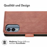 imoshion Luxuriöse Klapphülle für das Nokia X30 - Braun