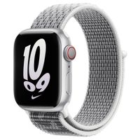 Apple Nike Sport Loop Band für das Apple Watch Series 1-9 / SE - 38/40/41 mm / Series 10 - 42 mm - Summit White / Black