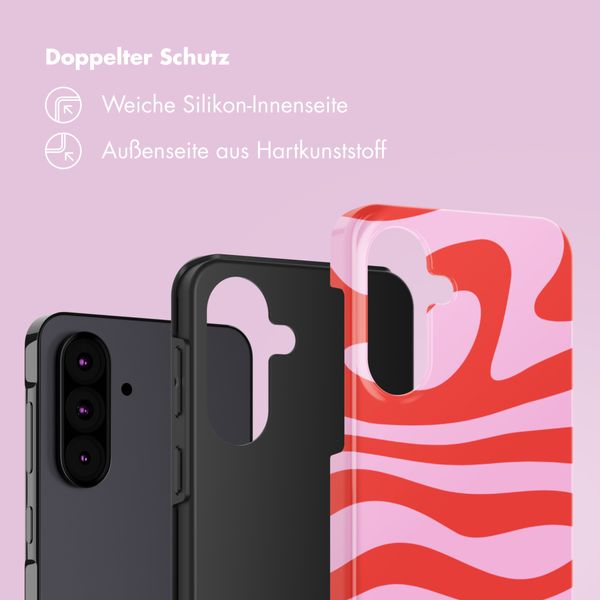 Selencia Vivid Back Cover Samsung Galaxy A37 (5G) - Dream Swirl Pink