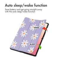imoshion Design Trifold Klaphülle Samsung Galaxy Tab S11 Ultra - Flowers Distance