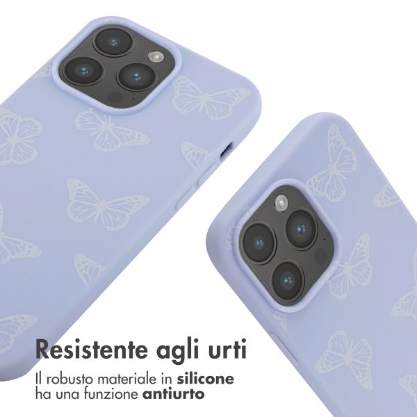 imoshion SilikonHülle design mit Band Apple iPhone 14 Pro Max - Butterfly