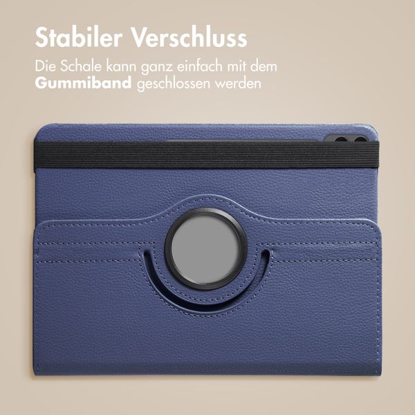 imoshion 360° drehbare Klapphülle Samsung Galaxy Tab S11 Ultra - Dunkelblau