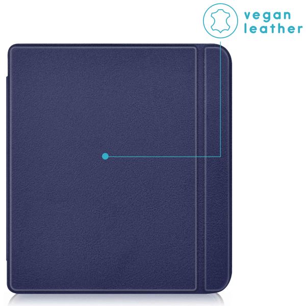 imoshion Slim Hard Case Klapphülle Kobo Libra Colour - Dunkelblau