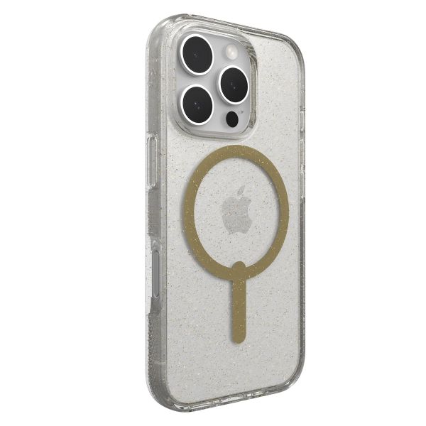 ZAGG Milan Snap Case mit MagSafe für das iPhone 16 Pro - Gold Glitter