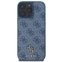 Guess 4G Metal Logo Back Cover MagSafe Apple iPhone 16 Pro Max - Blau
