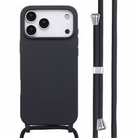 imoshion SilikonHülle mit Band Apple iPhone 17 Pro Max - Schwarz