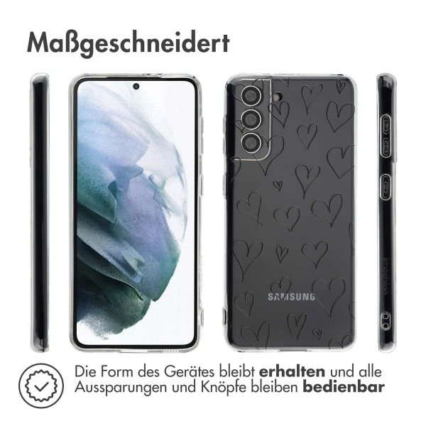 imoshion Design Hülle Samsung Galaxy S21 - Hearts