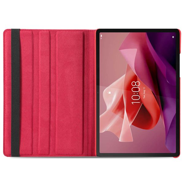 imoshion 360° drehbare Klapphülle für das Lenovo Tab P12 - Rot