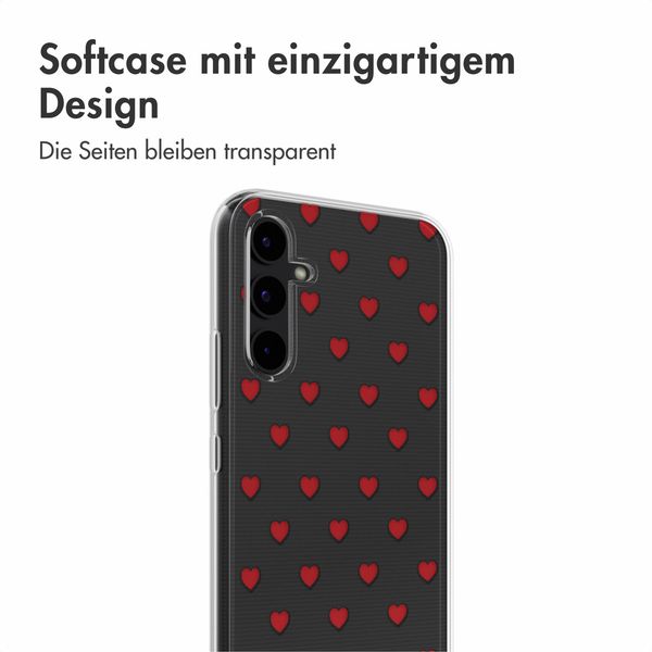 imoshion Design Hülle Samsung Galaxy A34 (5G) - Red Hearts