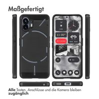 imoshion Brushed Back Cover Nothing Phone (2a) / (2a) Plus - Schwarz