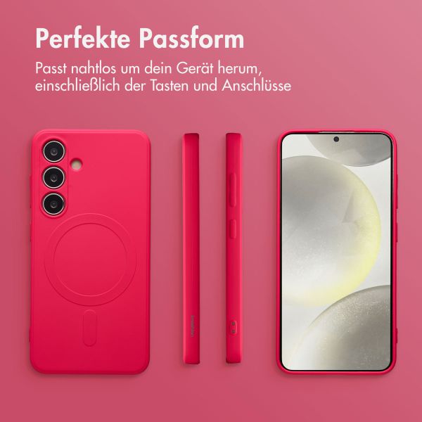 imoshion Color Back Cover mit MagSafe Samsung Galaxy S24 - Neon Pink