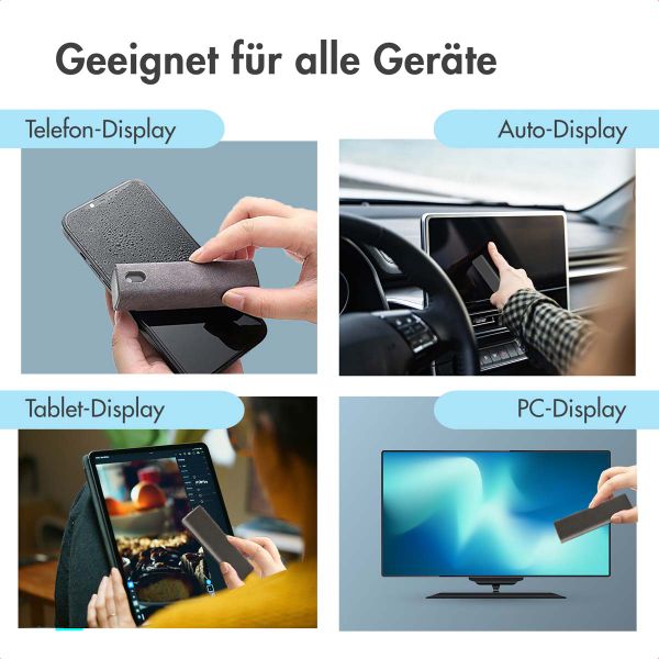 Accezz 2-in-1 Bildschirmreiniger Spray - Grau