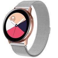 imoshion Magnetisches Milanaise Armband für das  Samsung Galaxy Watch 4 / 5 / 6 / 7 / FE (20 mm) - Silber