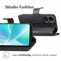imoshion Luxuriöse Klapphülle OnePlus Nord 2T - Schwarz