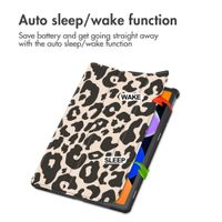 imoshion Design Trifold Klaphülle Lenovo Idea Tab - Leopard
