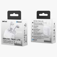 Defunc True Lite Earbuds - In-Ear Kopfhörer - Bluetooth Kopfhörer - Mit Rauschunterdrückungsfunktion - White