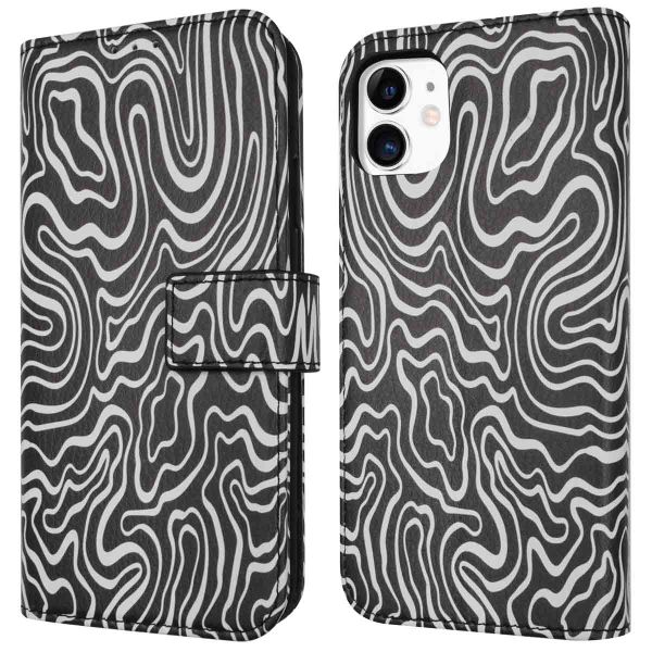 imoshion ﻿Design Klapphülle für das iPhone 11 - Black And White