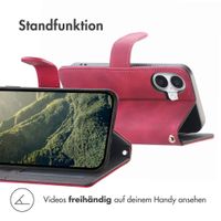 imoshion Klapphülle mit Kordel Apple iPhone 16 - Rot