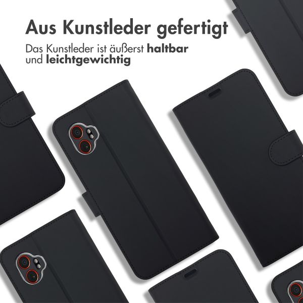 Accezz Wallet TPU Klapphülle Samsung Galaxy Xcover 7 Pro - Schwarz