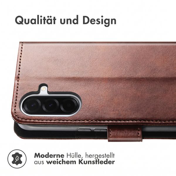 imoshion Luxuriöse Klapphülle Samsung Galaxy A17 (5G) / (4G) - Dunkelbraun