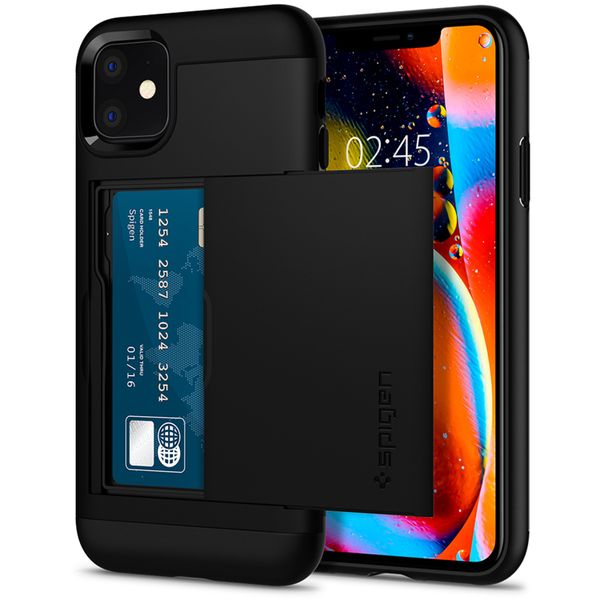 Spigen Slim Armor CS Case Schwarz für das Apple iPhone 11