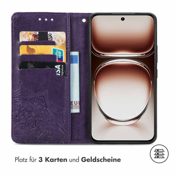 imoshion Mandala Klapphülle Oppo Reno 12 - Violett