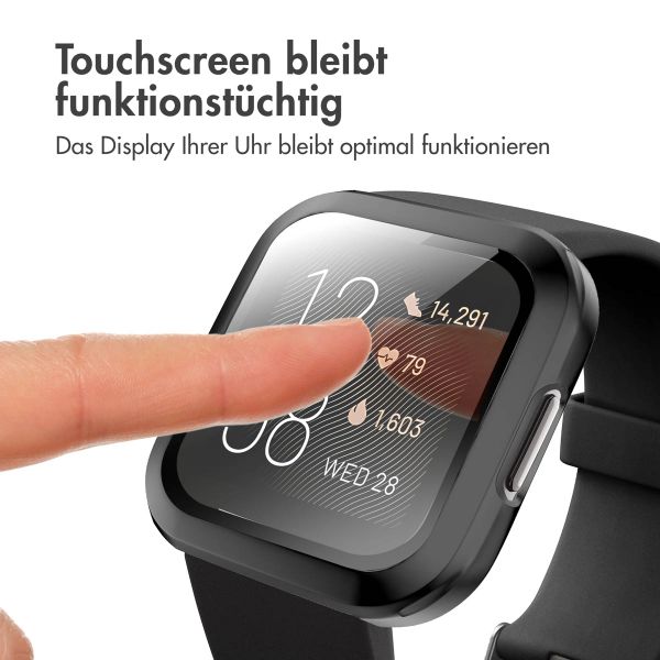 imoshion Full Cover Hard Case Fitbit Versa 2 - Schwarz