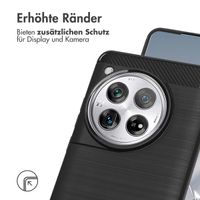 imoshion Brushed Back Cover für das OnePlus 12 - Schwarz