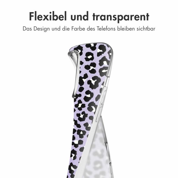 imoshion Design Hülle Apple iPhone 16 Pro - Leopard Lilac