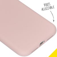 Accezz Liquid Silikoncase Apple iPhone Xr - Rosa
