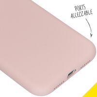 Accezz Liquid Silikoncase Rosa für das iPhone Xr