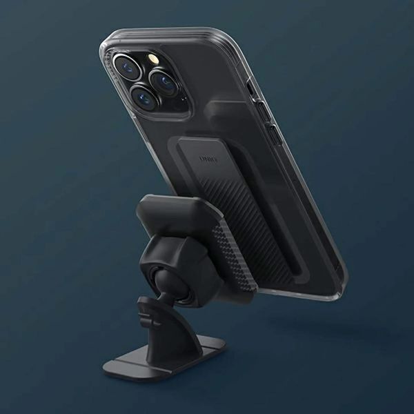 Uniq Heldro Backcover Flexgrip für das iPhone 14 - Grau