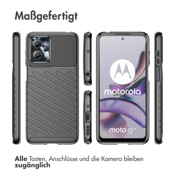 imoshion Thunder Backcover Motorola Moto G13 / G23 - Schwarz