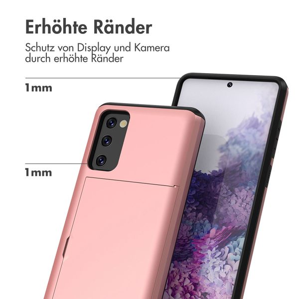 imoshion Backcover mit Kartenfach Samsung Galaxy S20 FE - Rosé gold