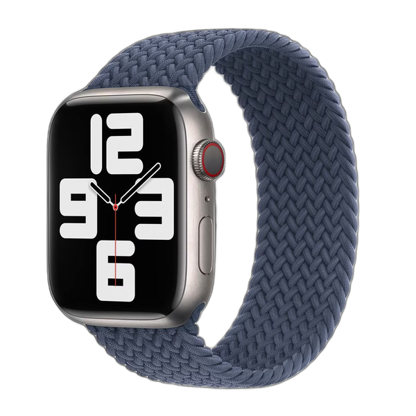 Apple 4 Pack Geflochtenes Solo Loop für Apple Watch | 38/40/41/42 mm - Größe 3 - (PRODUCT)RED / Maize / Lavender / Storm Blue
