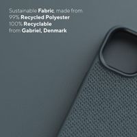 Njorð Collections Fabric Case für das iPhone 14 - Dark Grey