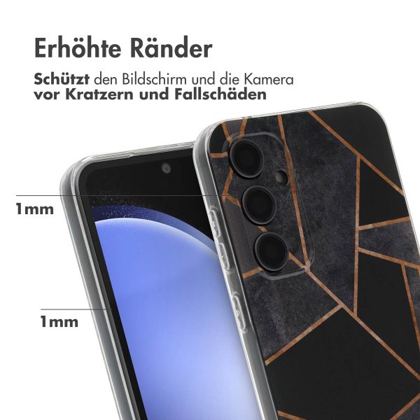 imoshion Design Hülle für das Samsung Galaxy S23 FE - Black Graphic