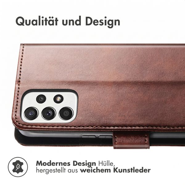 imoshion Luxuriöse Klapphülle Samsung Galaxy A53 - Dunkelbraun