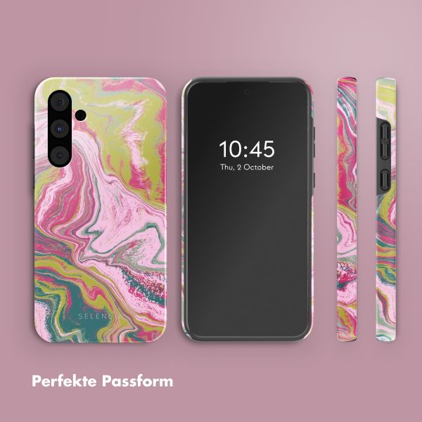 Selencia Vivid Backcover Samsung Galaxy A55 - Marble Pink