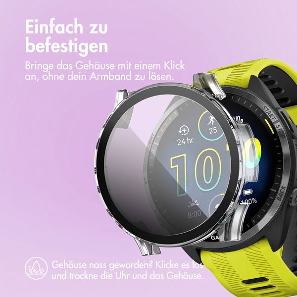imoshion Full Cover Hard Case Garmin Forerunner 965 - Transparent