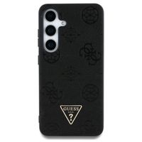 Guess 4G Logo Triangle Strass Back Cover Samsung Galaxy S25 - Schwarz