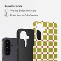 Selencia Vivid Back Cover Samsung Galaxy A57 (5G) - Check This Olive