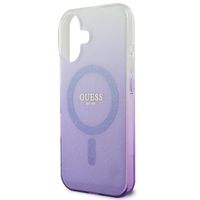 Guess MagSafe IML Glitter Gradient Case für das iPhone 16 - Purple