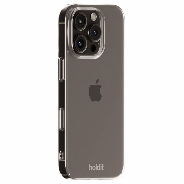 Holdit Slim Case für das iPhone 16 Pro - Transparent